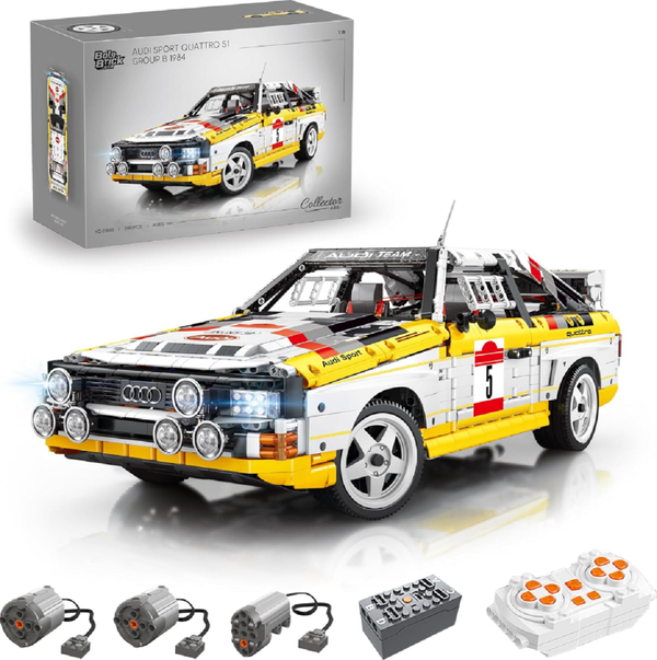 Bole Brick YC23043 Audi Quattro Sport S1 RC Klemmbaustein Set – 3887 Teile