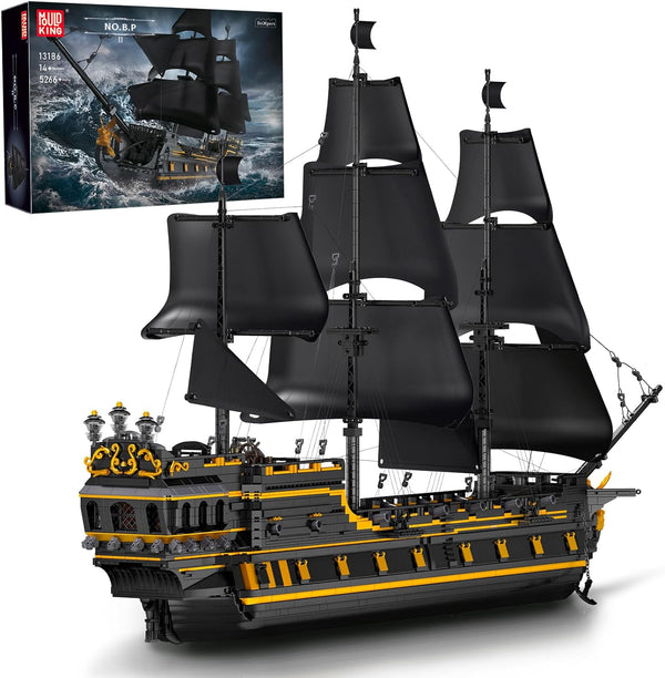 Mould King 13186 Black Pearl B.P. II Klemmbaustein Set – 5266 Teile Piratenschiff
