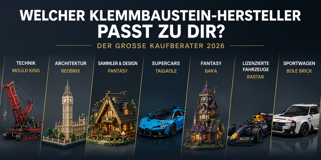 Welcher Klemmbaustein-Hersteller passt zu dir? Der große Kaufberater 2026