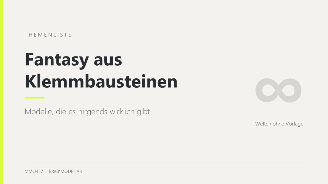 Fantasy aus Klemmbausteinen — MMO457