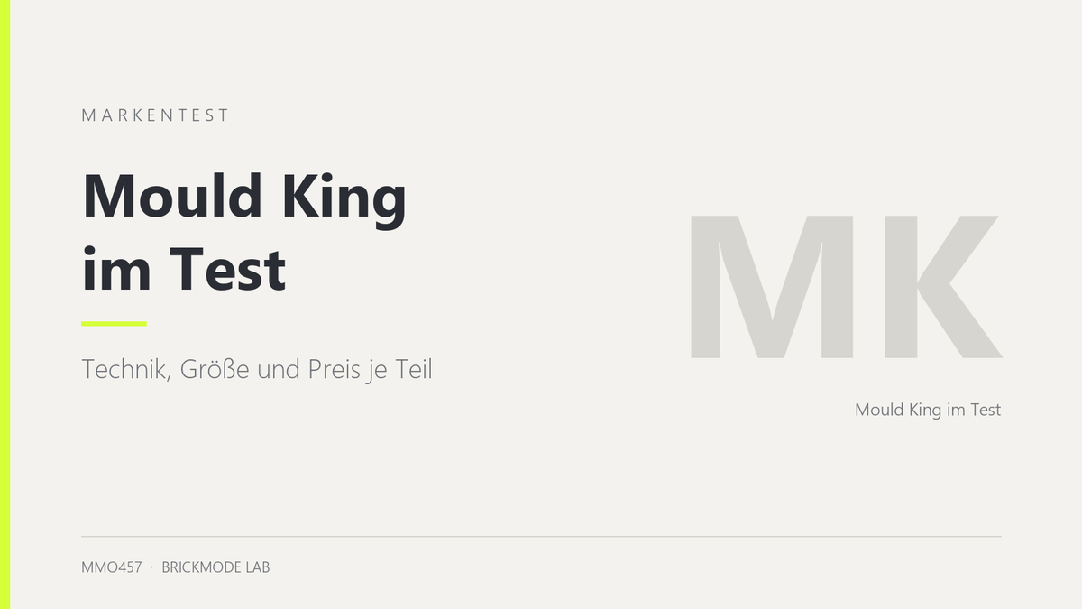 Mould King im Test — Markentest von MMO457