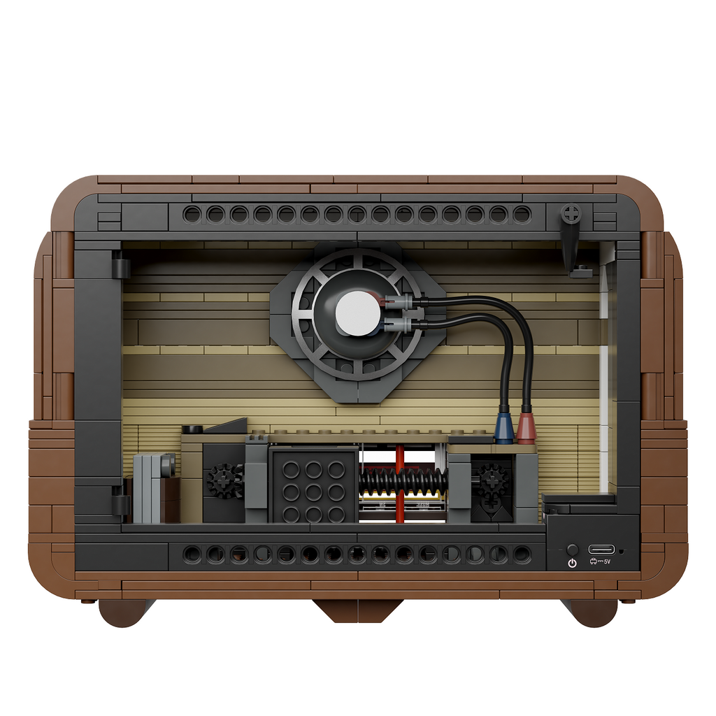 Pantasy 85048 Retro Radio Baustein Modell – Vintage Musikplayer, 811 Teile