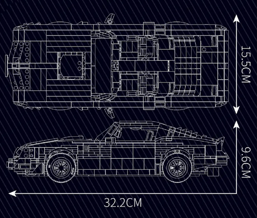 Mould King 10029 Firebird 1.557 Teile