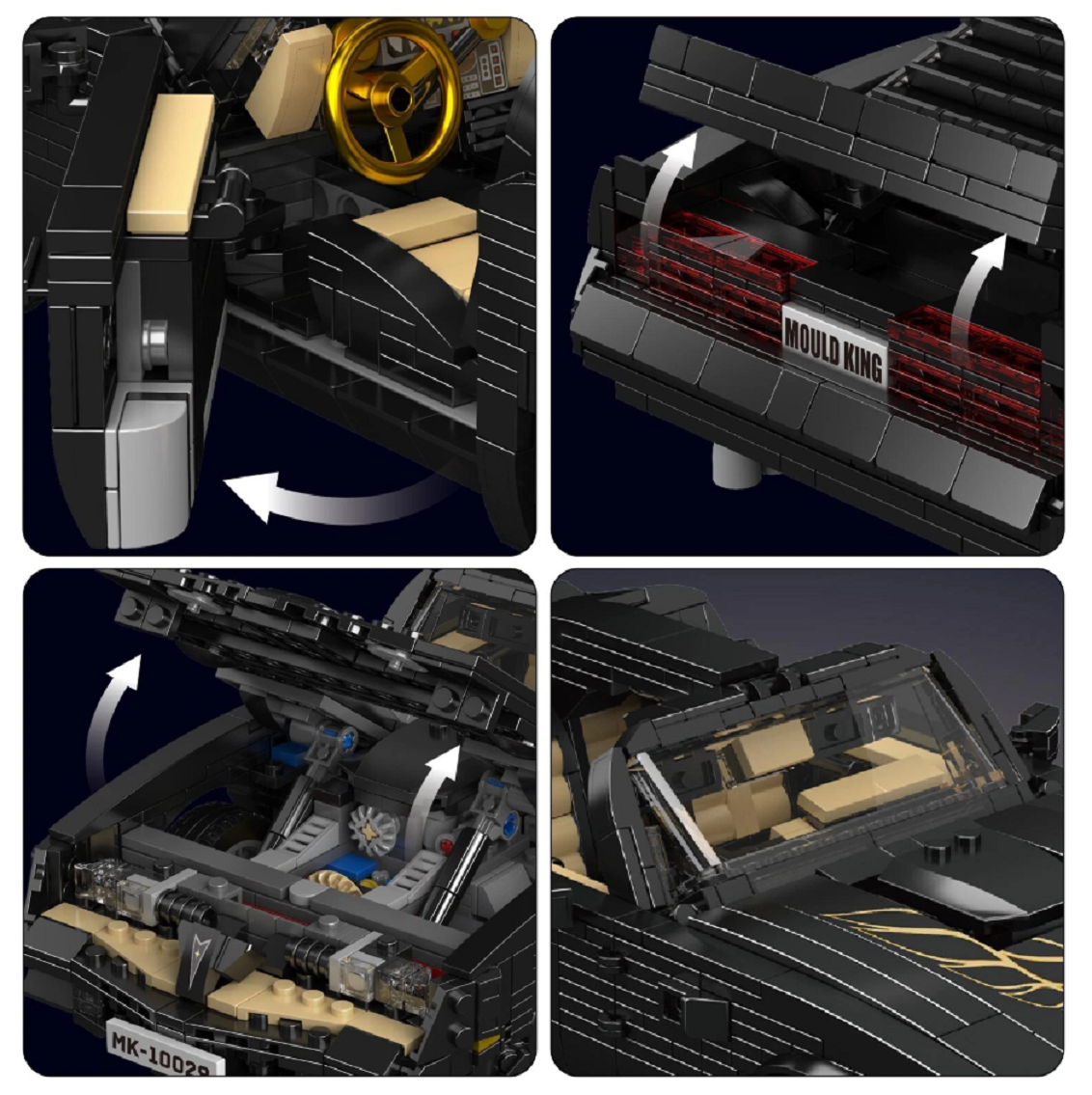 Mould King 10029 Firebird 1.557 Teile