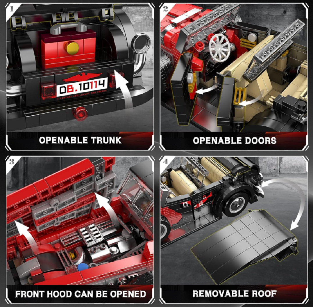 Mould King 10114 Doozenberg Oldtimer 1.308 Teile