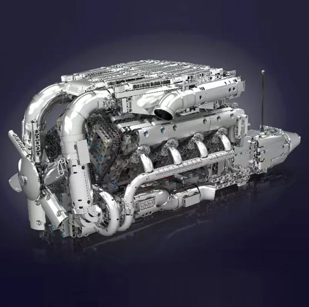 Mould King 10168 V8 Biturbo Motor mit 2.899 Teilen