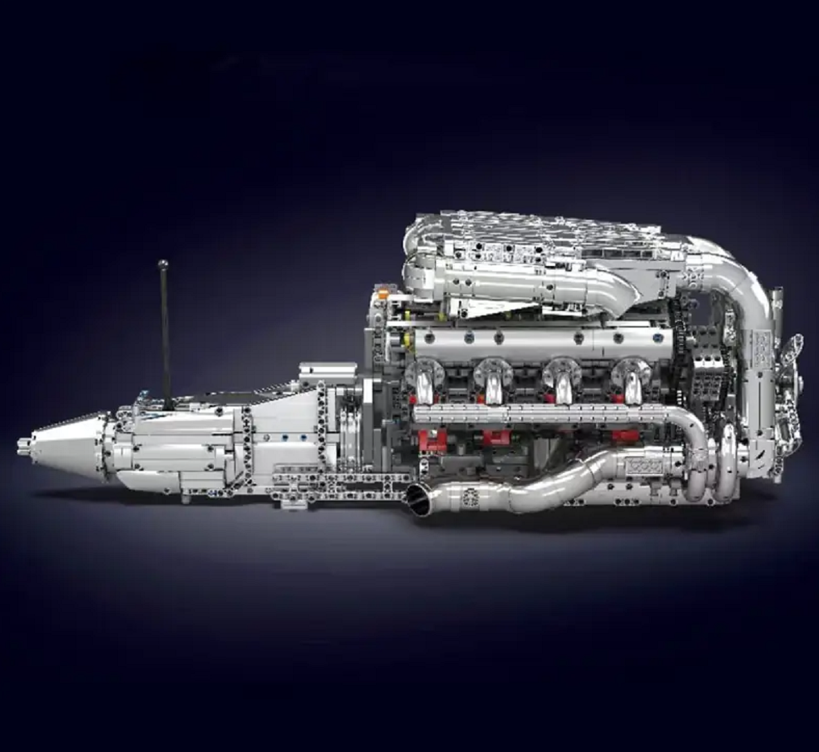 Mould King 10168 V8 Biturbo Motor mit 2.899 Teilen