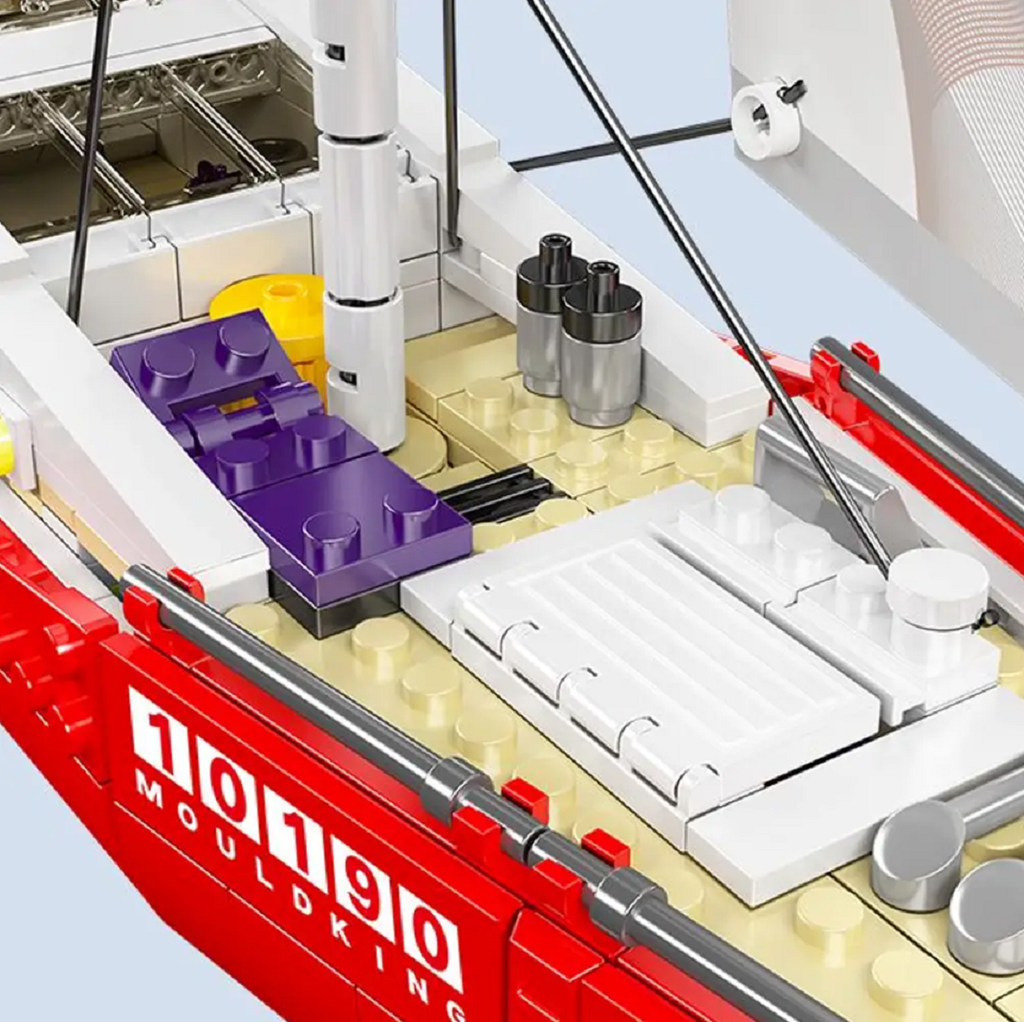 Mould King 10190 Modernes Segelboot 767 Teile