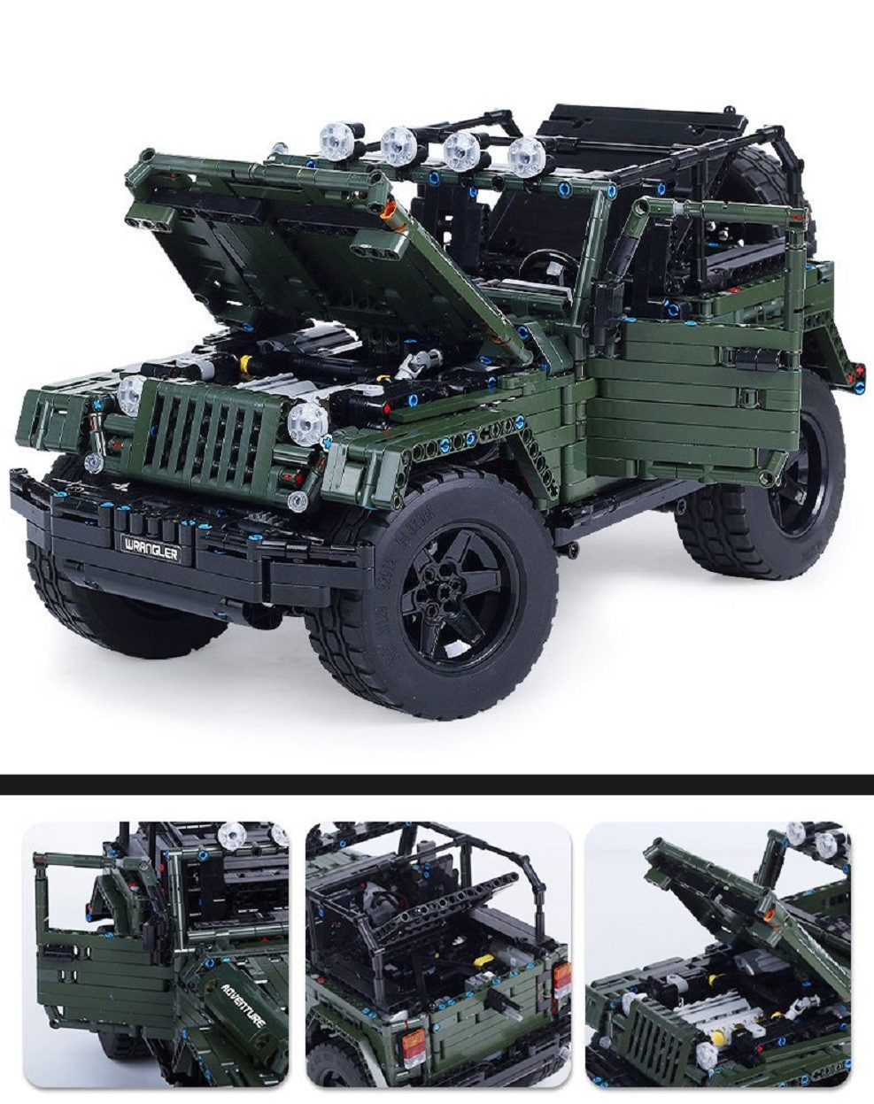 Mould King 13124 Wrangler Offroader 2.096 Teile