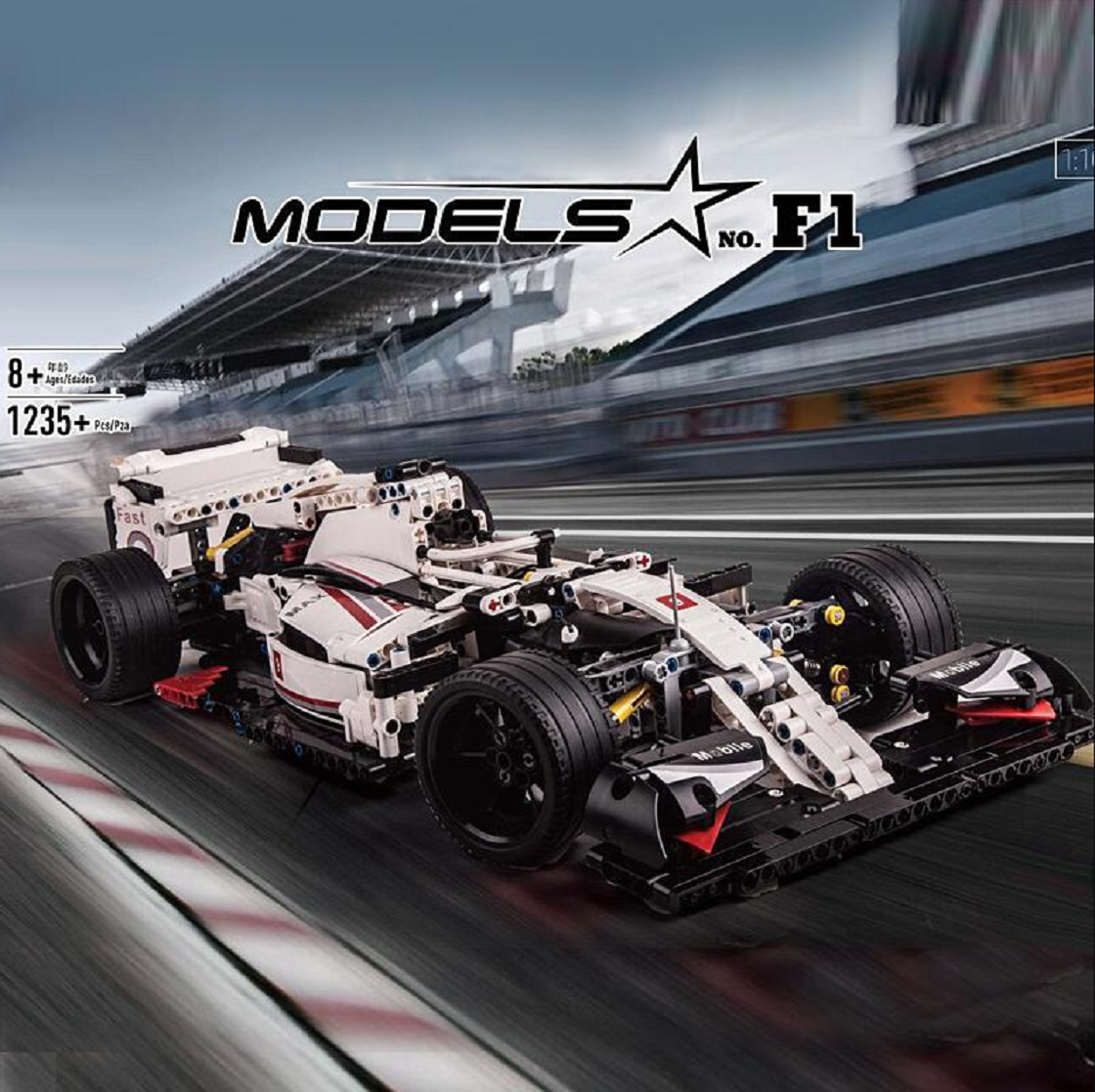 Mould King 13117 F1 Rennwagen Formel Eins 1.235 Teile