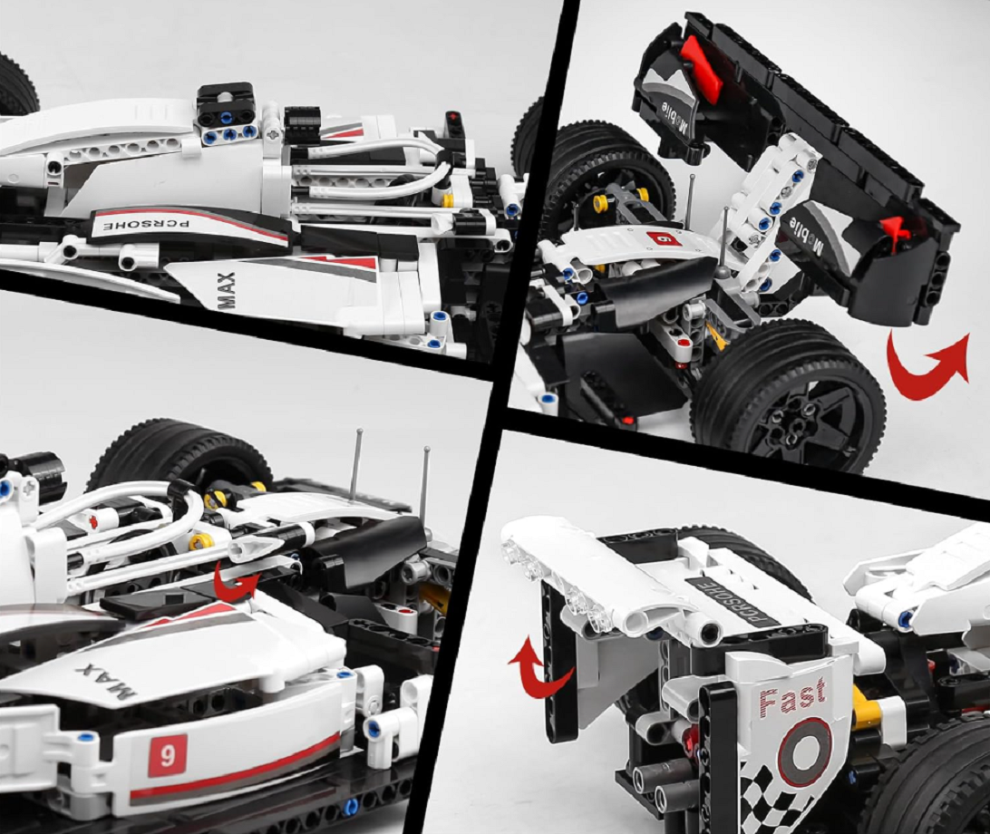 Mould King 13117 F1 Rennwagen Formel Eins 1.235 Teile