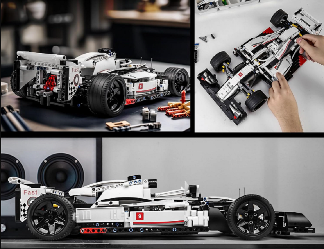 Mould King 13117 F1 Rennwagen Formel Eins 1.235 Teile