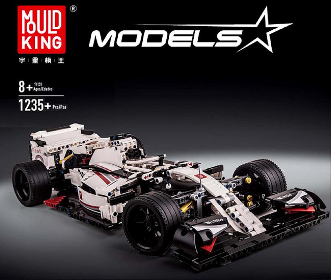 Mould King 13117 F1 Rennwagen Formel Eins 1.235 Teile