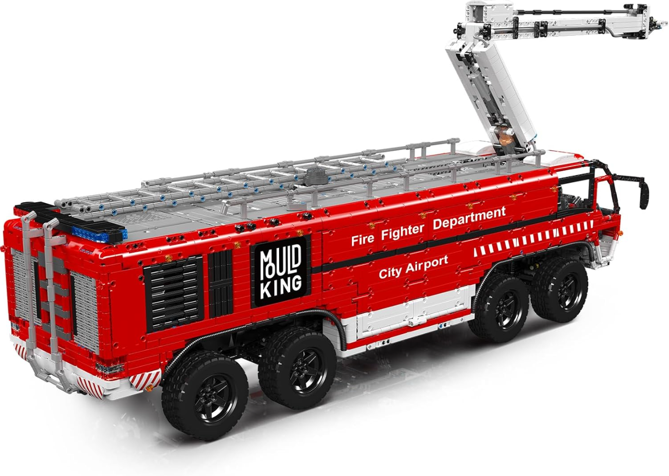 Mould King 19004S Feuerwehr Flughafen Rettungswagen 6.653 Teile