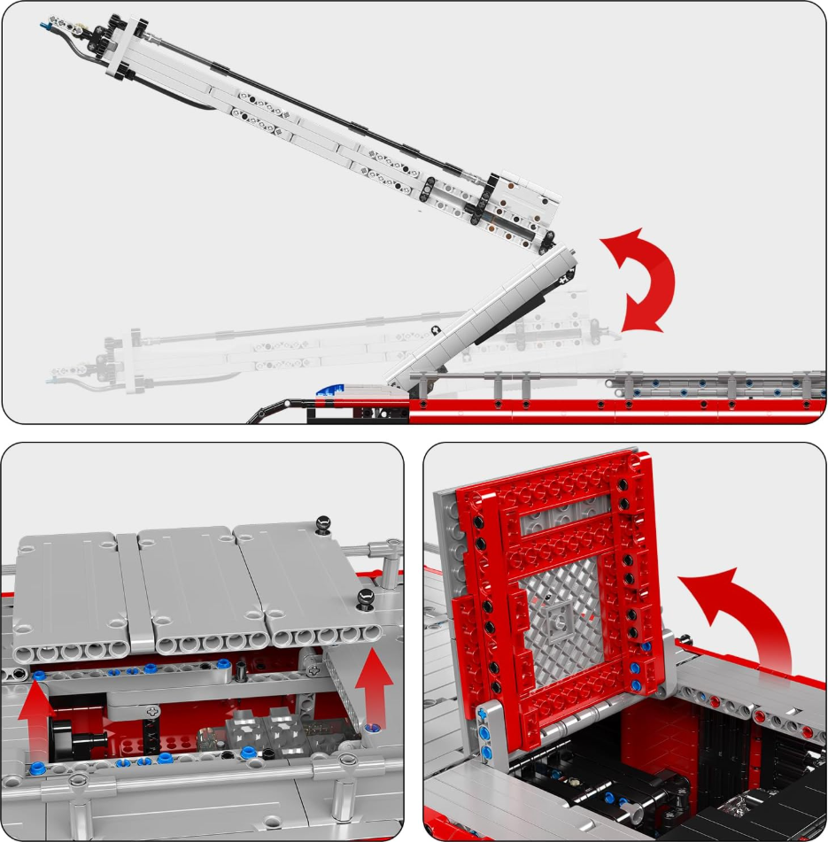 Mould King 19004S Feuerwehr Flughafen Rettungswagen 6.653 Teile