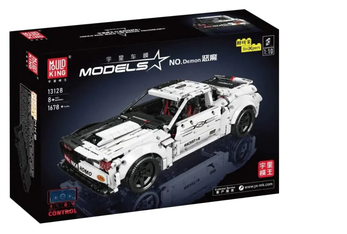 Mould King 13128 Demon Muscle Car 1.678 Teile