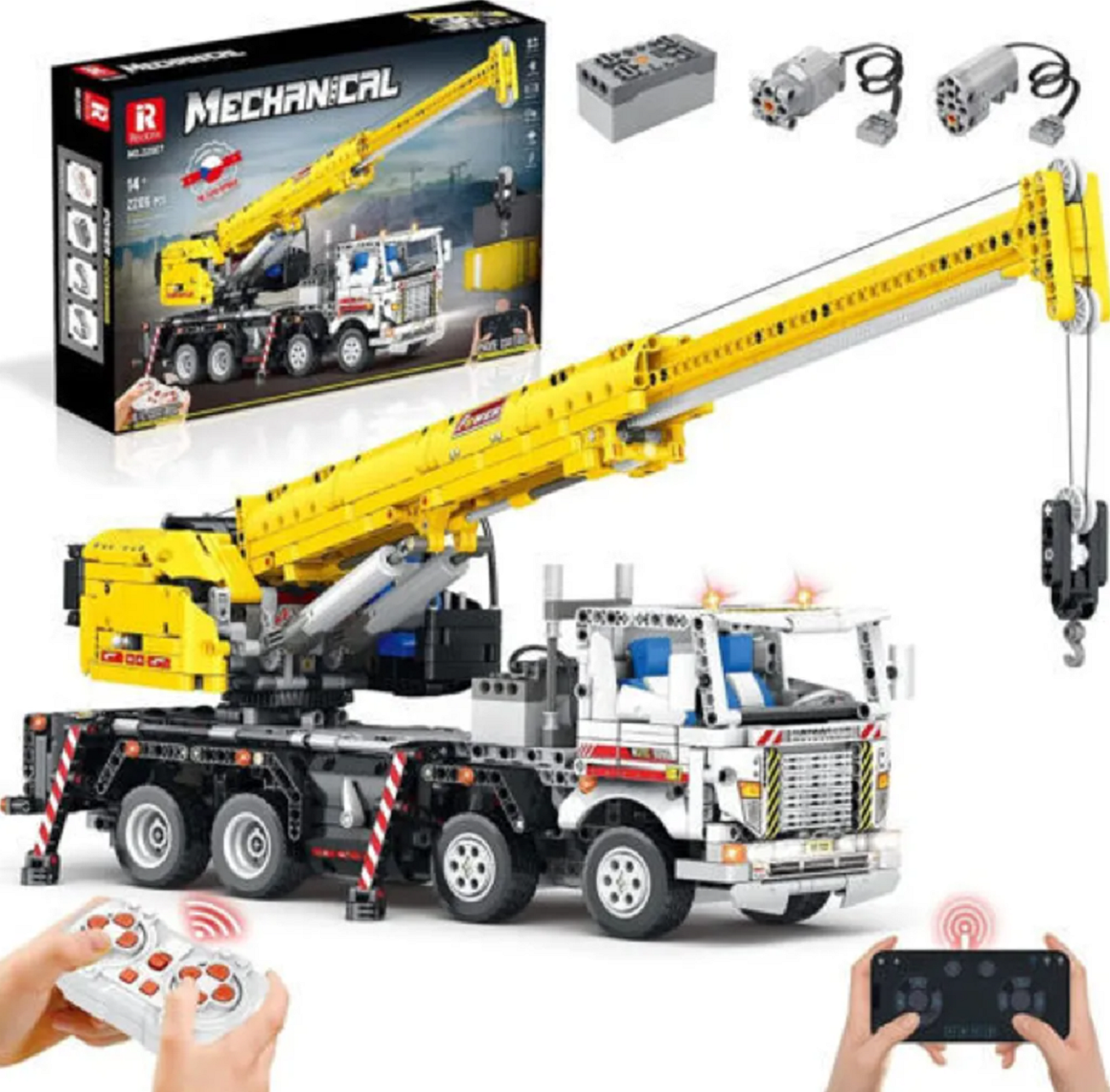 Reobrix 22007 Multifunktions Auto-Kran 2.206 Teile