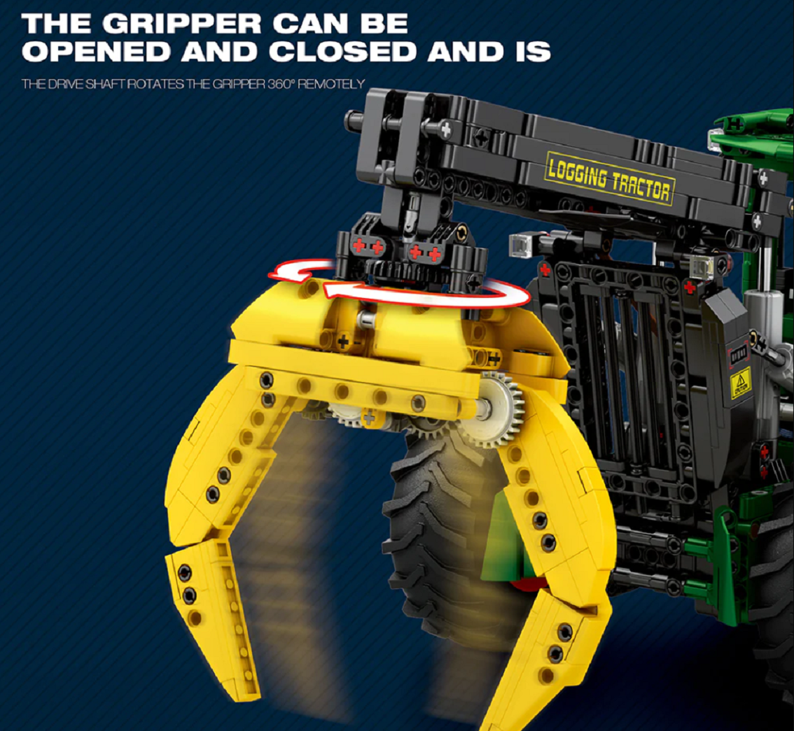 Reobrix 22027 Log Skidder Holzrückemaschine 1.741 Teile