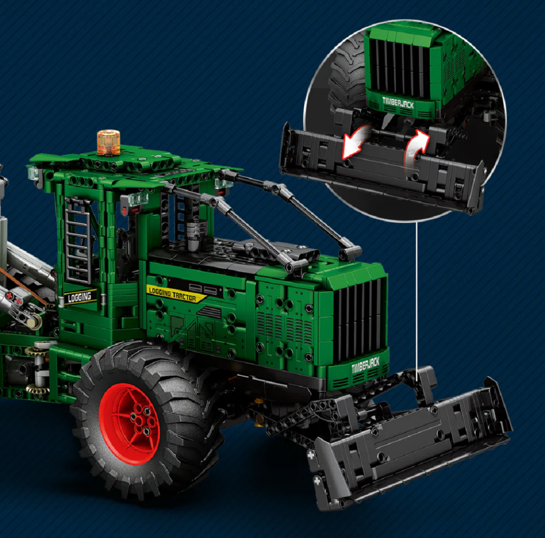 Reobrix 22027 Log Skidder Holzrückemaschine 1.741 Teile