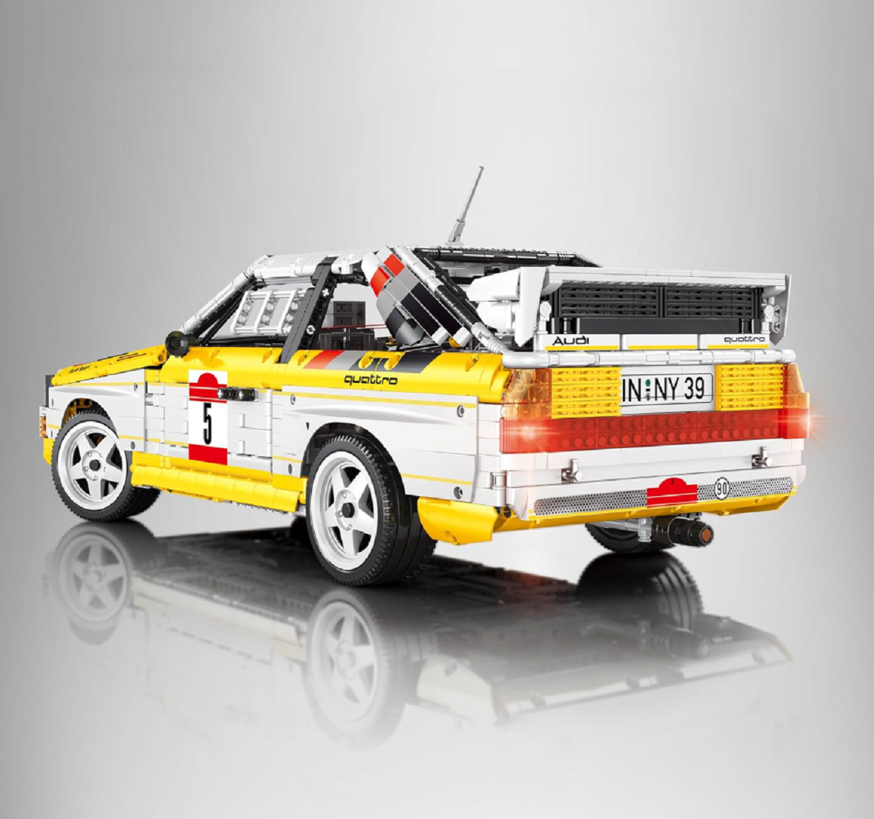 Bole Brick YC-23043 Audi Sport Quattro S1 mit 3.887 Teilen