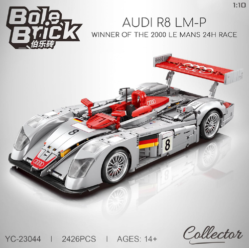 Bole Brick YC-23044 Audi R8 LM-P mit 2.426Teilen