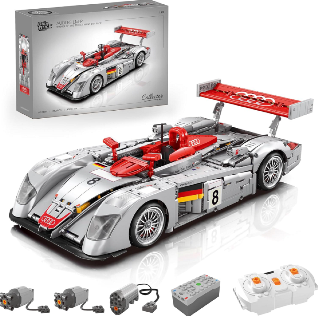 Bole Brick YC-23044 Audi R8 LM-P mit 2.426Teilen