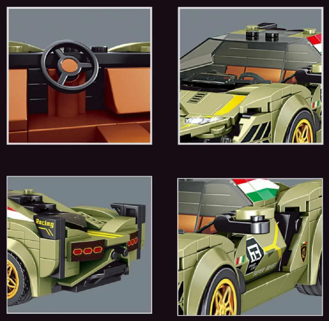 Mould King 27003S Speed Champion Sian 364 Teile