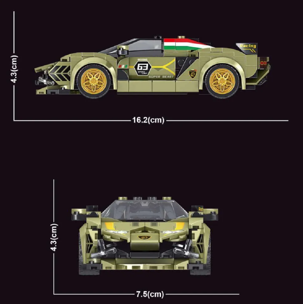 Mould King 27003S Speed Champion Sian 364 Teile