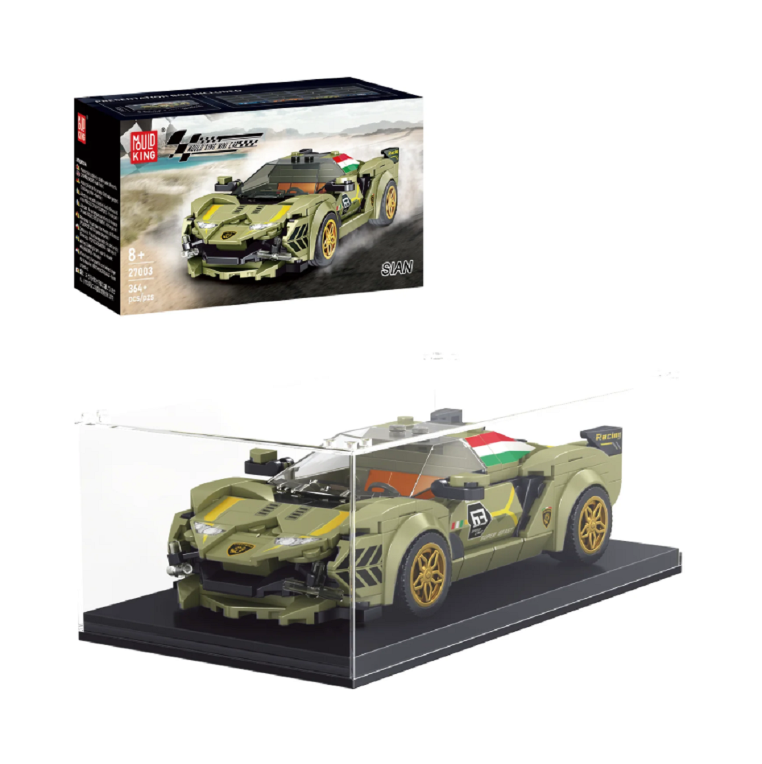 Mould King 27003S Speed Champion Sian 364 Teile