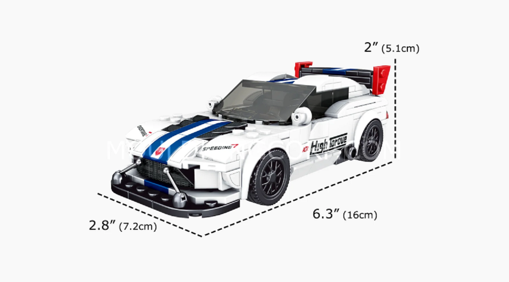 Mould King 27011S Speed Champion Viper ACR 388 Teile