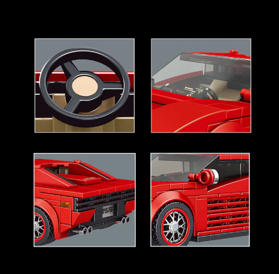 Mould King 27012S Speed Champion Testarossa 316 Teile