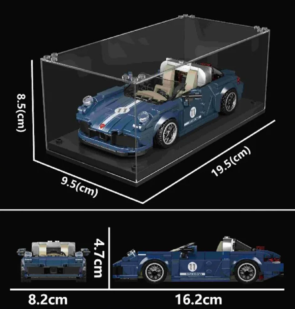 Mould King 27040S Speed Champion 911er Targa 366 Teile