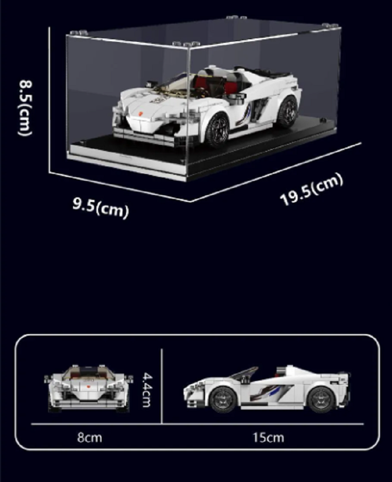 Mould King 27043 Speed Champion McLaren 650S 352 Teile