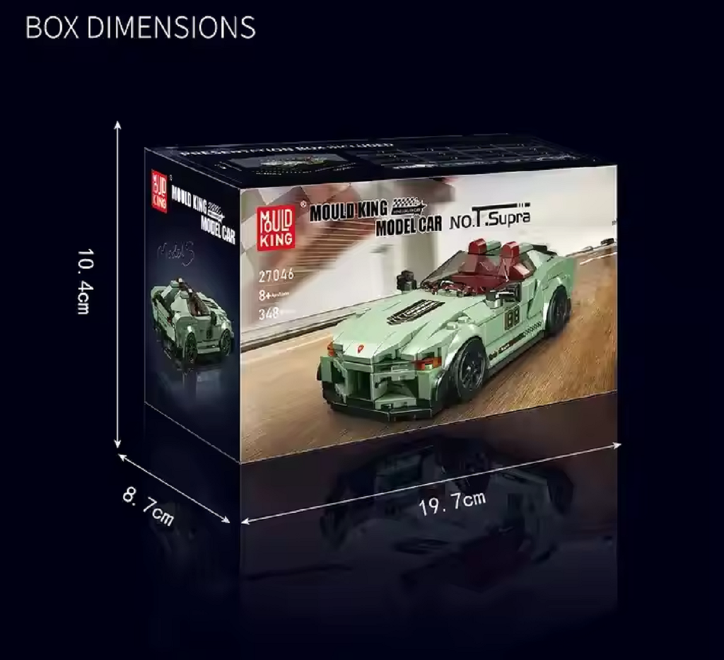 Mould King 27046S Speed Champion Supra Cabriolet 348 Teile