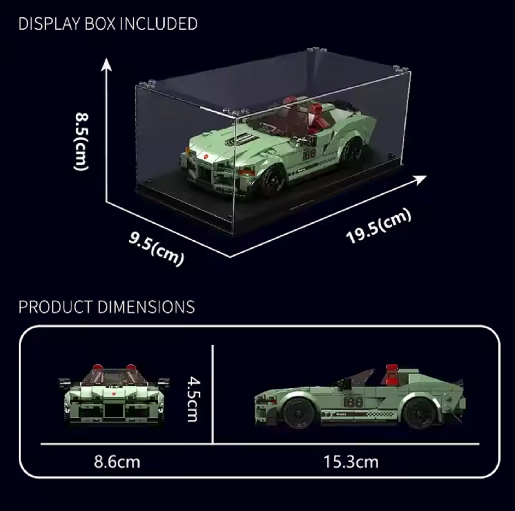 Mould King 27046S Speed Champion Supra Cabriolet 348 Teile