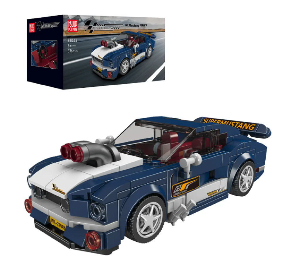 Mould King 27048S Speed Champion Super Mustang 376 Teile