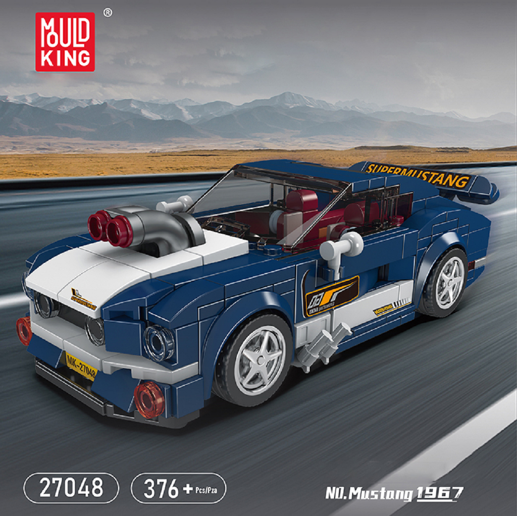 Mould King 27048S Speed Champion Super Mustang 376 Teile