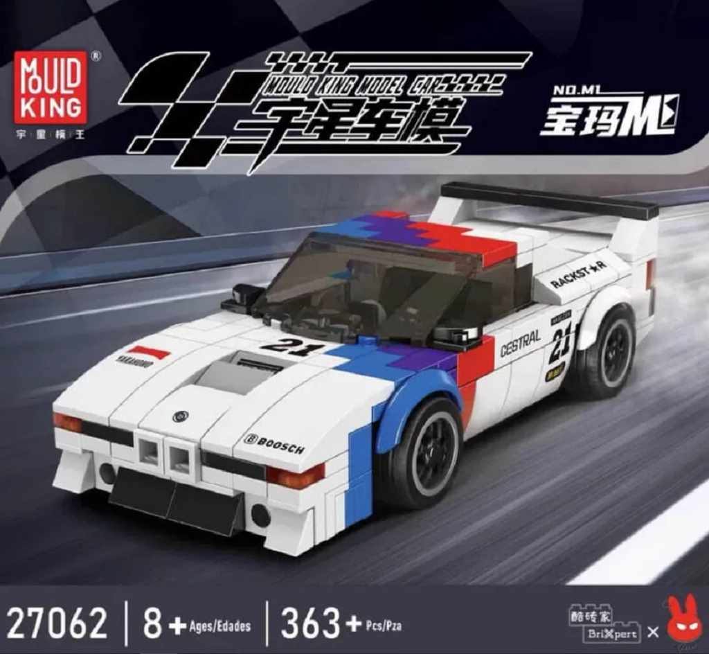 Mould King 27062S Speed Champion BMW M1 363 Teile