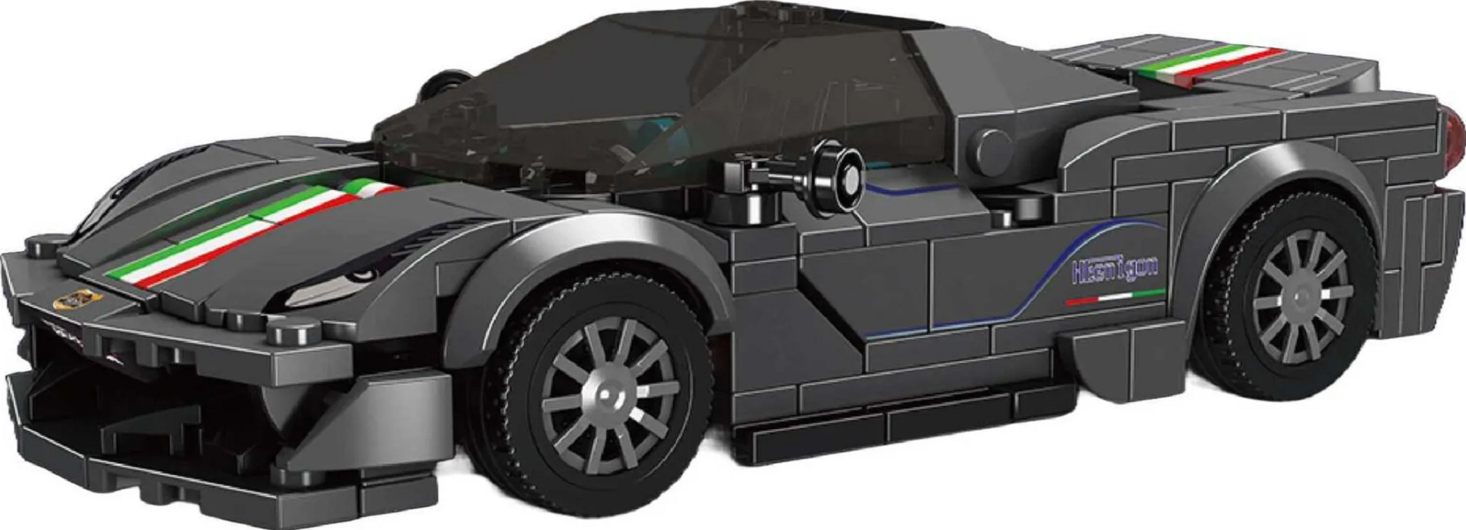 Mould King 27068S Speed Champion F488 Pista 358 Teile