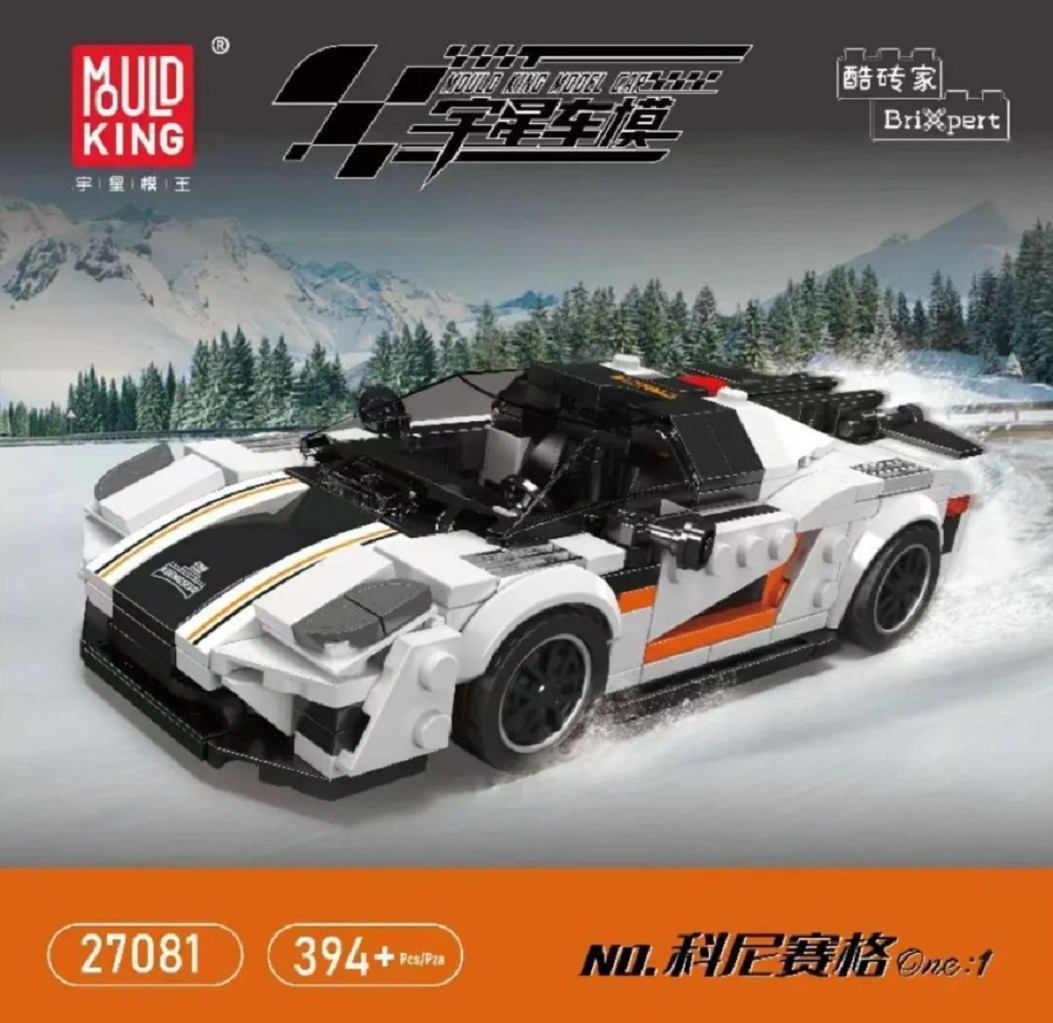 Mould King 27081 Speed Champion Koenigsegg One:1  394 Teile