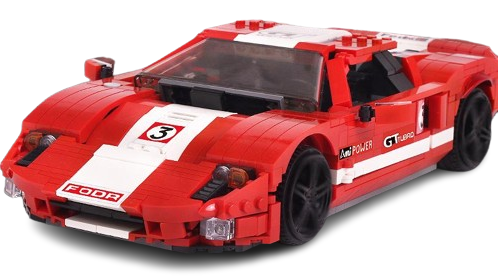 Mould King 10001 GT Heritage Sportwagen 928 Teile