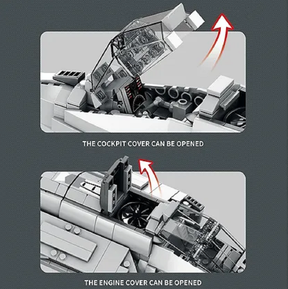 Reobrix 33021 Lockheed Martin F-35 B Kampfjet 1.600 Teile