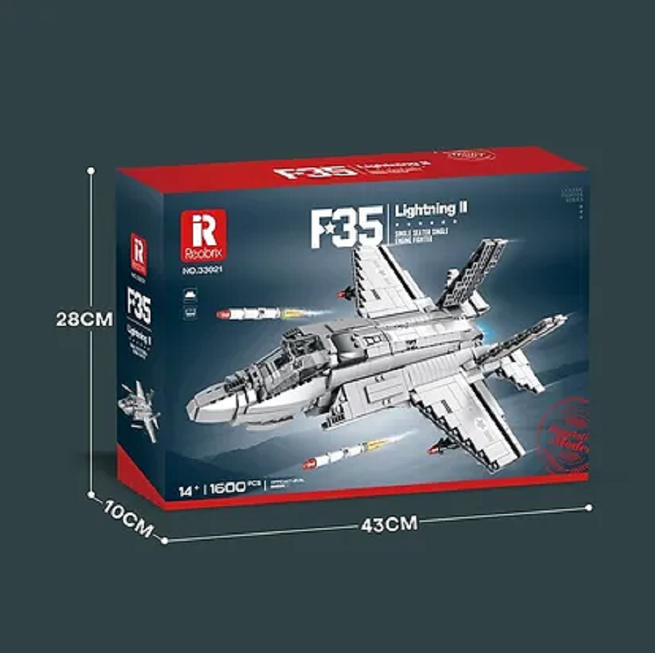 Reobrix 33021 Lockheed Martin F-35 B Kampfjet 1.600 Teile