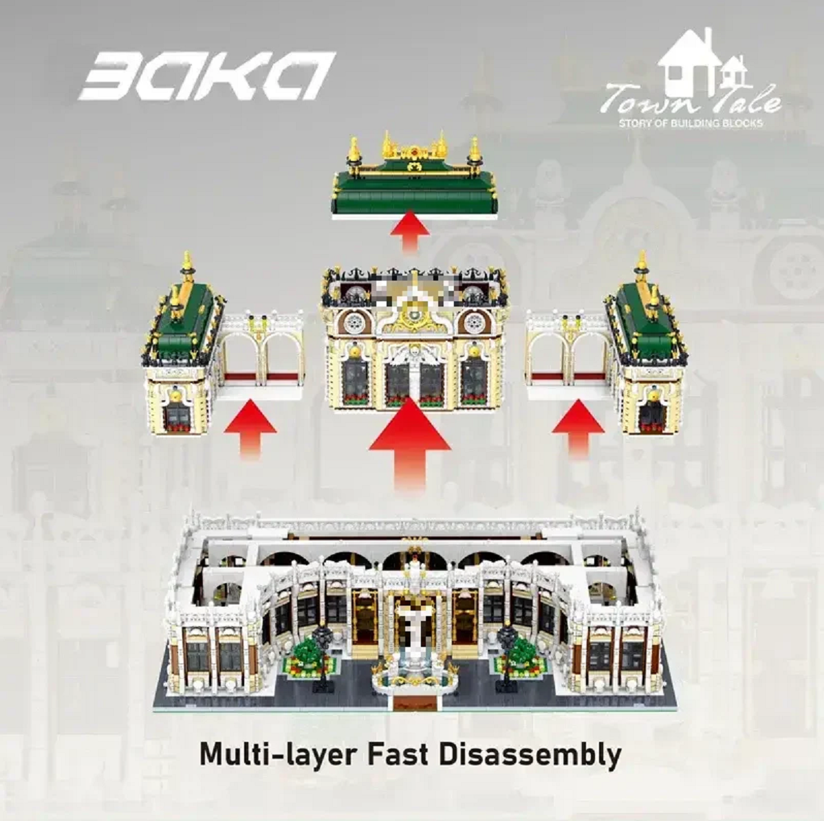 Baka 33221 Luxurious Grand Palace 11.930 Teile