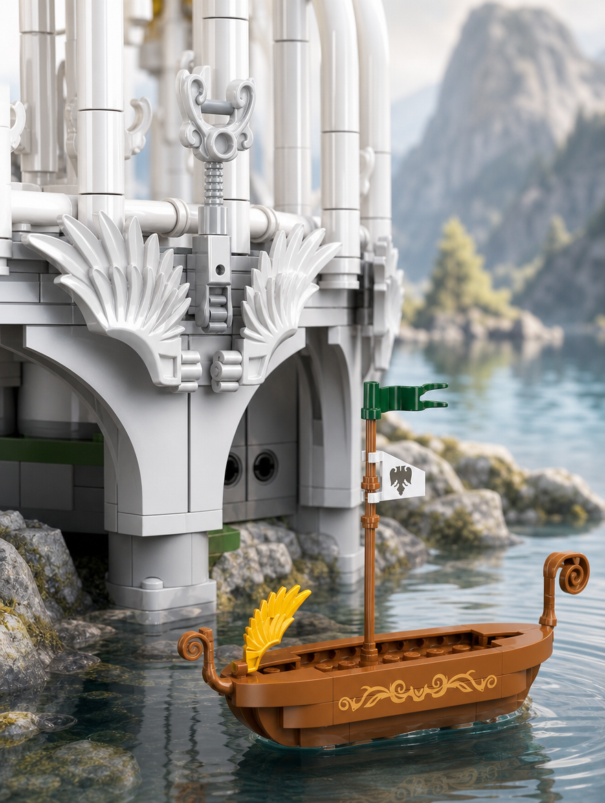 BAKA 33239 Corridor of Wonder 2.052 Teile Valley Twilight Klemmbaustein Set