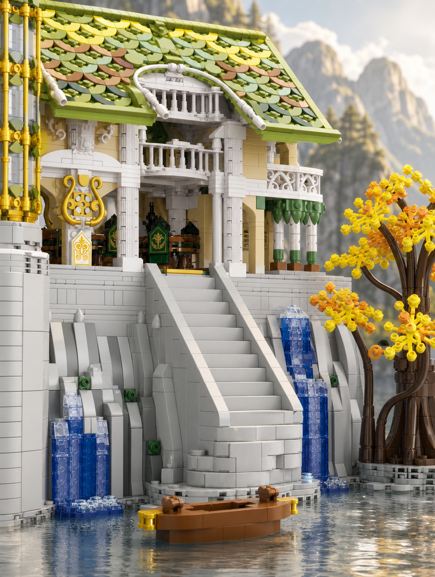 BAKA 33242 Tower of Power 5.836 Teile Valley Twilight Klemmbaustein Set