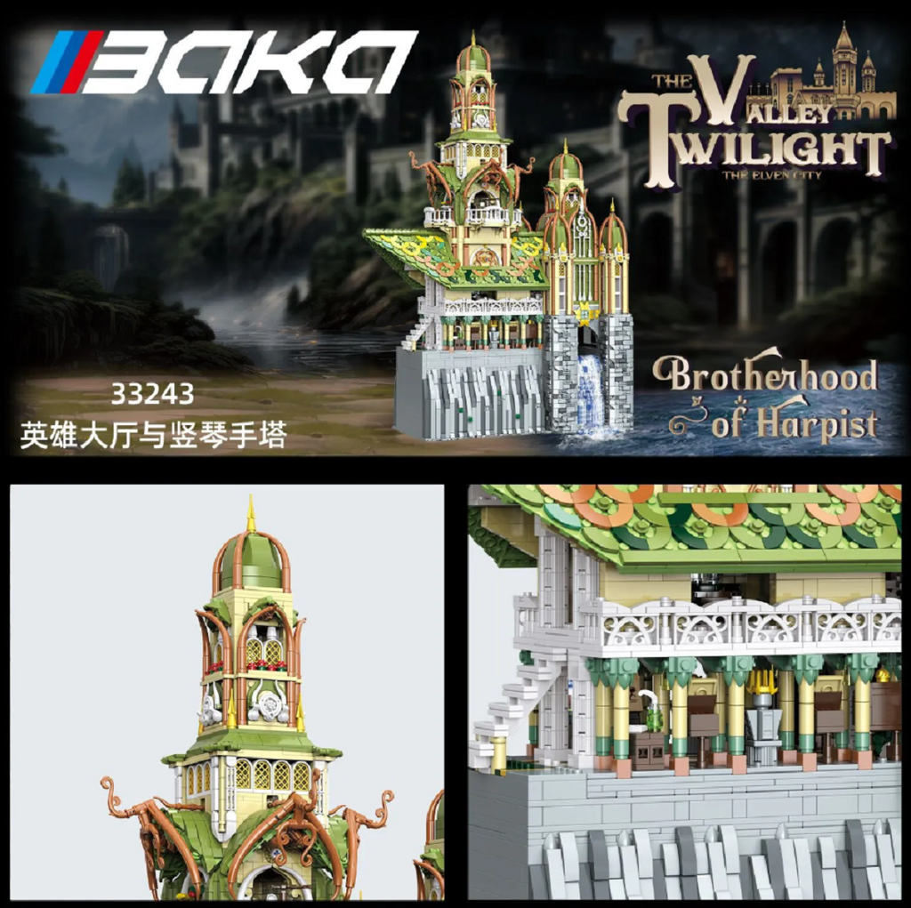 Baka 33243 Brotherhood of Harpist 7.140 Teile Valley of Twilight Serie