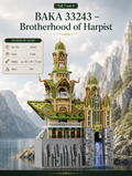 BAKA 33243 Brotherhood of Harpist 7.140 Teile Valley Twilight Klemmbaustein Set