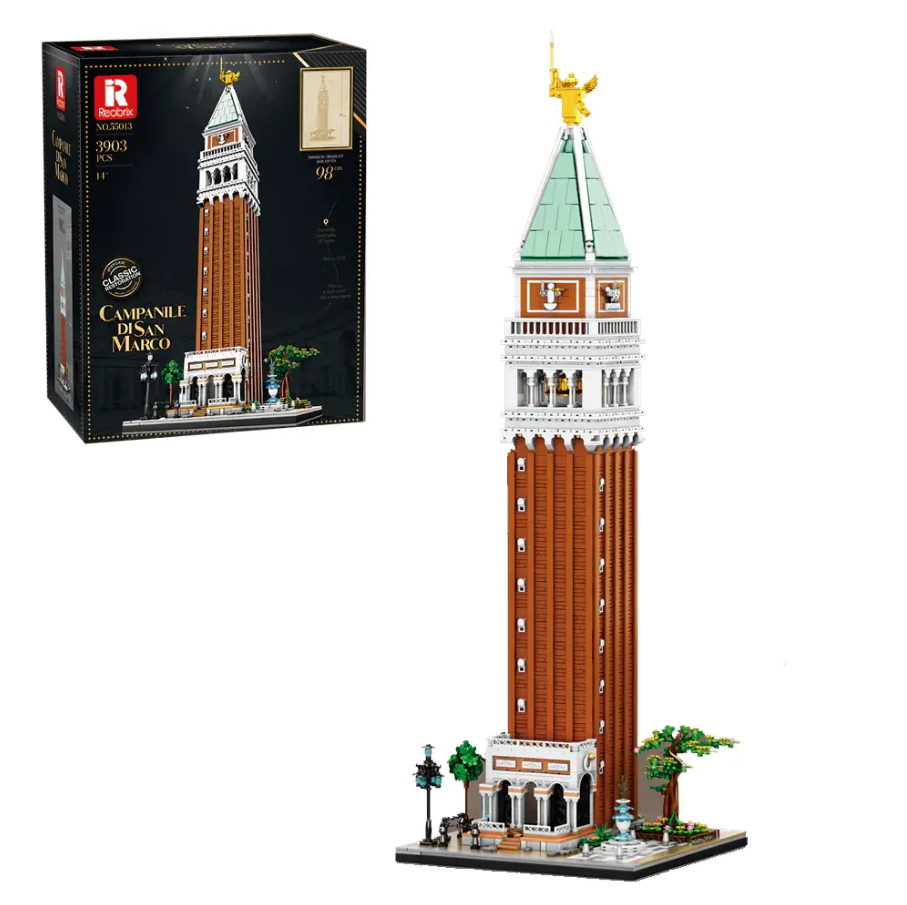 Reobrix 55013 Campanile Di San Marco 3.903 Teile Architektur Baustein Set