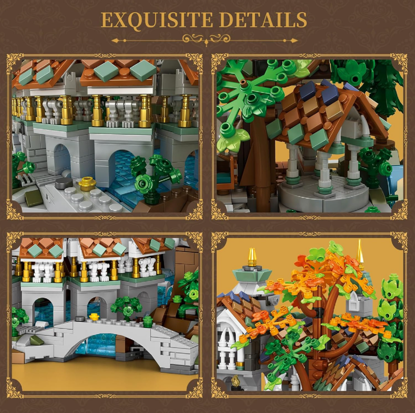 Reobrix 55015 Duskvale Sanctum Mittelalter Tal-Stadt 4.406 Teile